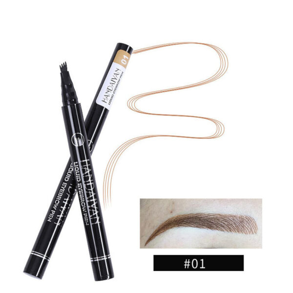 Four-head Eyebrow Pencil Liquid Eyebrow Pencil Tattoo Eyebrow Pencil Eyebrow Pencil 4-head Eyebrow Pencil Four-jaw Eyebrow Pencil - Image 2